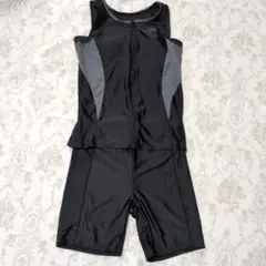TIGORA ブラック タンクトップ ショートパンツ セット