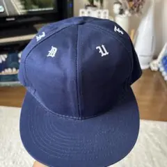 DUFFER 6パネル刺繍 ロゴキャップ ネイビー