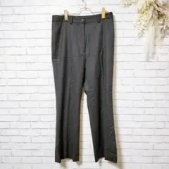 【美品】arnese スラックス ストレート ボトム ブラック W80 L