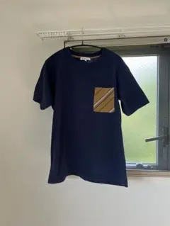 GLOBALWORK Tシャツ ネイビー Ｌサイズ 半袖