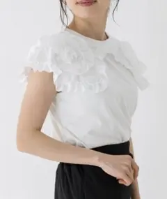 tocco closet トッコクローゼット　 フラワーモチーフカラートップス