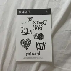 ITZY NOTSHY タトゥーシール チェリョン