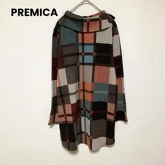 zo711 PREMICA プレミカ/デザインチュニック/長袖/トップス/個性的