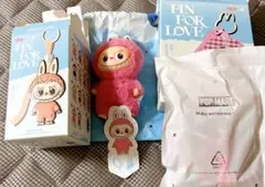 POPMART PIN FOR LOVE ぬいぐるみ ラブブ アルファベット Q