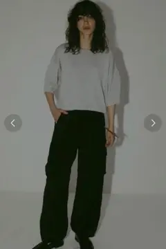 HER. ニットTプルオーバー　グレー
