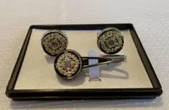 カフスボタン　ネクタイピン　セット