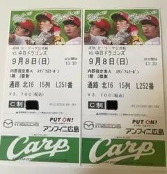2024年★マツダスタジアム★スタジアムクーポン券10500円分★広島東洋カープ 2024年 マツダスタジアム スタジアムクーポン券10500円分 広島