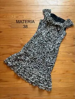 【美品】マテリア　MATERIA ワンピース　38サイズ　M
