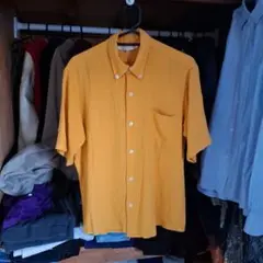 60s towncraft タウンクラフト vintage 半袖 シャツ 黄色