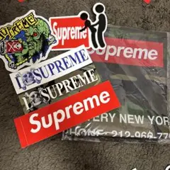 25FW Supreme ステッカー&カモフラージュ ノベルティセット