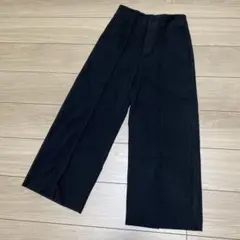 レディース　ストレートパンツ　ブラック