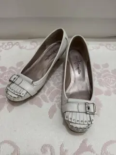 美品☆GINZA Kanematsu パンプス　ローファードバックル☆