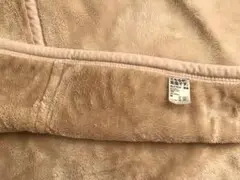ユニクロ　ヒートテック二層毛布　シングル　ベージュ　457976