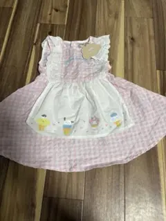 新品タグ付き　futafuta バースデイ　ワンピース　サンリオ　90