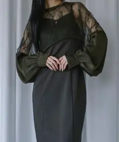 Ezick レーストップドレス ワンピース オケージョン フォーマル