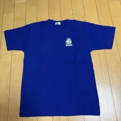 【非売品】サントリーボスオリジナルブルー半袖Tシャツ リストバンド付き！