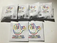 東京 2025 デフリンピック バッジ 6個セット