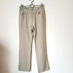 Navy Natural ベージュ スラックスレディース