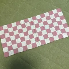 ハンドメイド　パッチワーク　ミニマットorカバー　てぬぐい使用