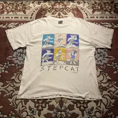 90’s USA製 STEPCAT ヴィンテージTシャツ シングルステッチ