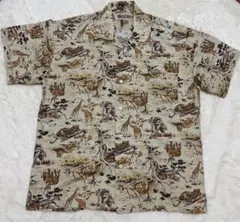 アロハシャツ 柄シャツ 動物柄 ヴインテージ 即日発送可能