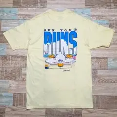 【希少】USA製 Tシャツ ビンテージ SUN YOUR BUNS 日焼け 黄色