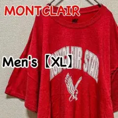 HB160【US輸入】MONTCLAIR　半袖Ｔシャツ【メンズXL】ルビーレッド