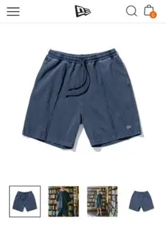 ニューエラ コットンショートパンツ メンズ ＸＬ ネイビー