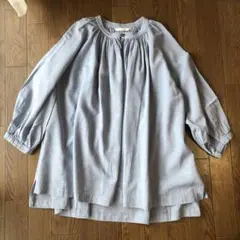 URBAN RESEARCHDOORS 7分袖 ギャザーブラウス トップス