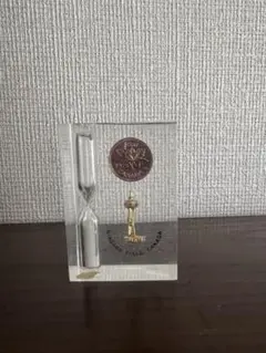 ナイアガラフォールズ 記念置物 1㌣硬貨＆スカイロンタワー＆砂時計