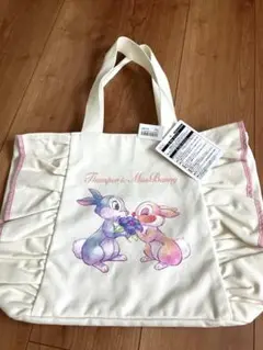 ✨美品！未使用✨ディズニー　とんすけ　ミスバニー　 トートバッグ　バンビ