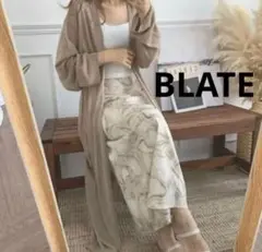 BLATE ニュアンス柄スカート　マーブル