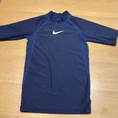 Nike ラッシュガード 160 ネイビー 半袖