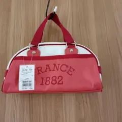 新品未使用Ｉｅｃｏｑｓｐｏｒｔｉｆ FRANCE 1882 赤と白のポーチ