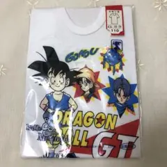 【新品未使用】レトロ★ドラゴンボール GT★肌着 110cm 綿100% 白