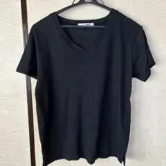 BACK NUMBER ブラック Vネック Tシャツ M