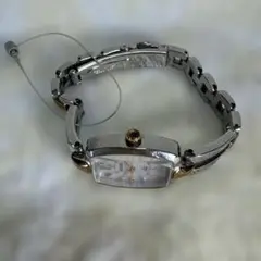 クォーツ腕時計 シルバー ゴールド・未使用・ソーラー・レディース ORIENT