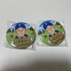 矢澤宏太　ファイターズガチャ 肉祭りver 缶バッジ2個セット