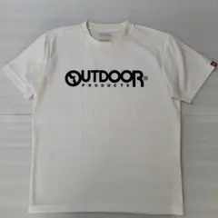 OUTDOOR メンズ Tシャツ 半袖 L ホワイト (サイズ違いあります)