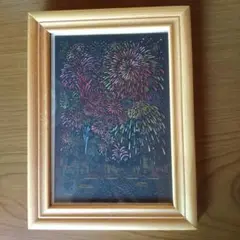 切り絵 切り紙絵 花火