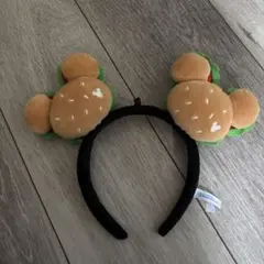 ディズニーリゾート　カチューシャ　ハンバーガー