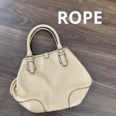 ROPE ロペ ハンドバッグ 本革 レディース ベージュ