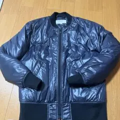 【美品】BEAMS LIGHTS MA-1ジャケット M ネイビー