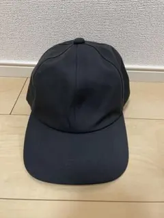 無印良品 ＵＶカット　透湿撥水　防水テープ使い　キャップ ５５～５９ｃｍ・黒