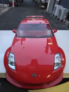 送込みラジコンボディ　1/10フェアレディZ　370Z 未使用未装着　赤メタ塗装 送込みラジコンボディ 1/10フェアレディZ 370Z 未使用未装着 赤