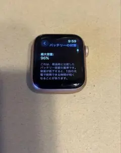 Apple Watch6 本体 ローズゴールド スクエア型