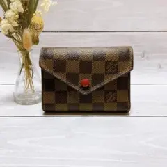 LOUIS VUITTON ダミエ ポルトフォイユ・ヴィクトリーヌ 三つ折り財布