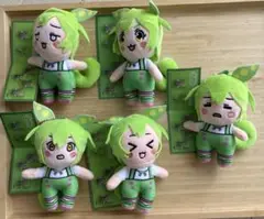 ずんだもん　12㎝マスコット　5個セット