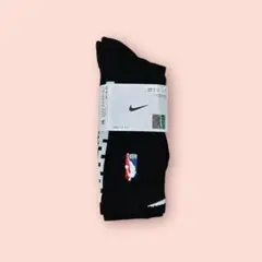 ナイキ黒色Quick Crewソックス Nike NBA選手支給品Lサイズ