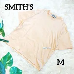 スミスアメリカン 半袖カットソー Tシャツ メンズ ペールオレンジ 春夏秋 M